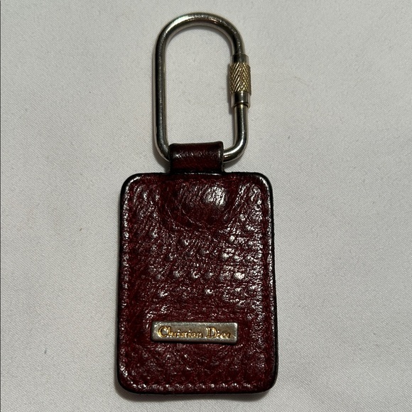 Vintage Christian Dior Leather Key Ring - Picture 1 of 7